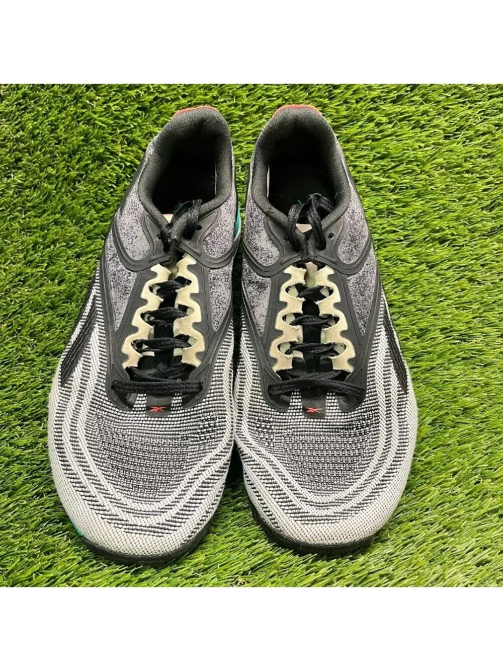 Reebok Nano X2 Womens Size 8.5 Gray Black Blue Athletic Running Shoes Sneakers - Picture 5 of 10